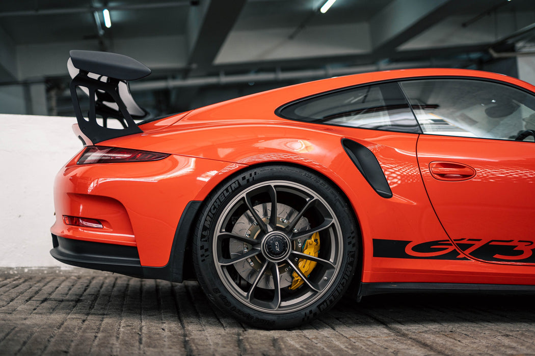 Blitz Performance Custom Competition Conversion kit for Porsche 991 GT3 RS PCCB to Steel Brake Conversion Kit 2 Piece Rotor with Brake Pads