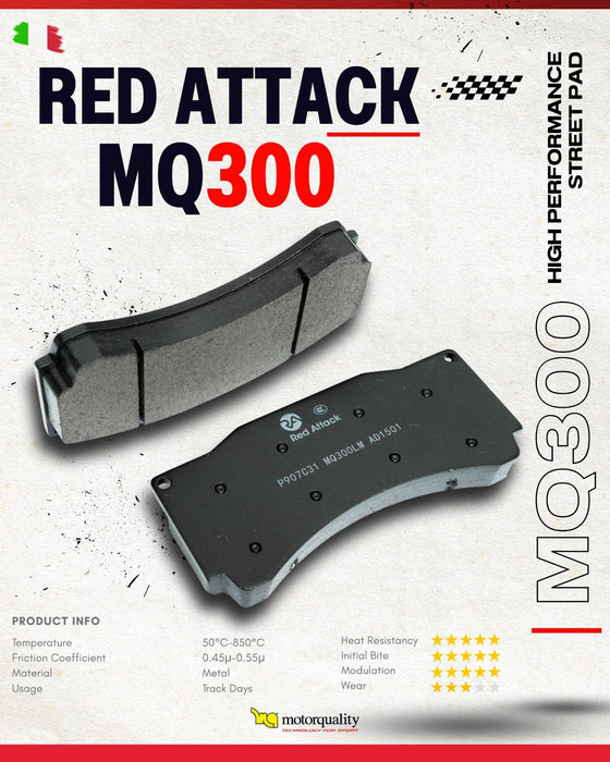 Red Attack MQ300 For AP RACING PRO5000R CP9660 (18mm)